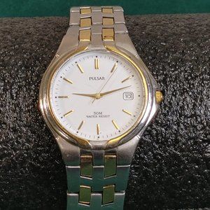 PULSAR MENS TWO TONE WATCH